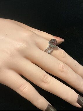 Adjust. Garden Quartz ring